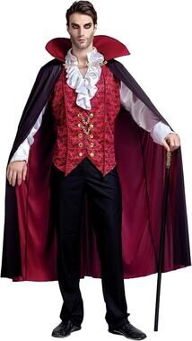 Spooktacular Creations Halloween Men Vampire Costume,Mens M New